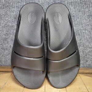 Oofos Ooahh Men's Size 12 Shoes Black Slides Comfort Orthopedic Recovery Sandals